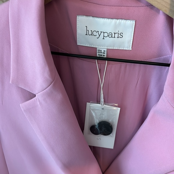 LUCY PARIS pink blazer - Picture 3 of 9